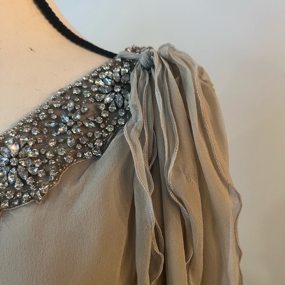 Ricki Freeman for Teri John Grey & Silver Dress - Picture 5 of 17